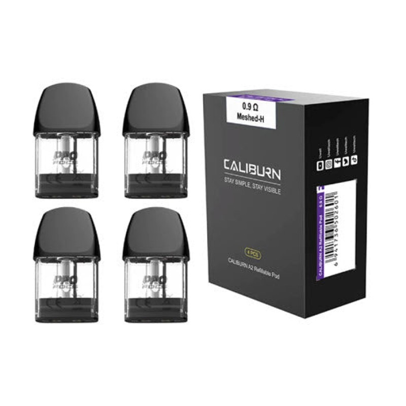 Uwell Caliburn A2 Replacement Pod Cartridge - 4PK